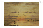 Low Tide and Sunset, 1885 by Eugene Louis Boudin