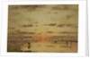 Low Tide and Sunset, 1885 by Eugene Louis Boudin