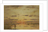 Low Tide and Sunset, 1885 by Eugene Louis Boudin
