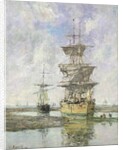 The Large Ship, 1879 by Eugene Louis Boudin