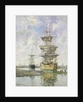 The Large Ship, 1879 by Eugene Louis Boudin