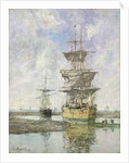 The Large Ship, 1879 by Eugene Louis Boudin