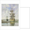 The Large Ship, 1879 by Eugene Louis Boudin