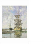 The Large Ship, 1879 by Eugene Louis Boudin