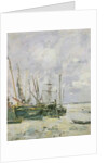 Boats, 1888-95 by Eugene Louis Boudin