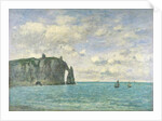 The Cliffs at Etretat, 1890 by Eugene Louis Boudin