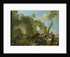 Horsemen Resting among Classical Ruins with a Fortune Teller by Paolo Monaldi