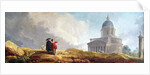 A Church Displayed to a Traveller in an Extensive Landscape by Hubert Robert