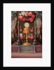 A Chalice with the Eucharist in a cartouche decorated with flowers and fruit, c.1664 by Jan van the Elder Kessel