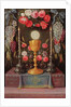 A Chalice with the Eucharist in a cartouche decorated with flowers and fruit, c.1664 by Jan van the Elder Kessel
