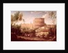 A View of the Colosseum with a Traveller, 1731 by Hendrik van Lint
