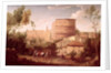 A View of the Colosseum with a Traveller, 1731 by Hendrik van Lint