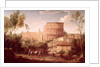 A View of the Colosseum with a Traveller, 1731 by Hendrik van Lint