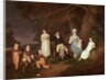 Group portrait of a Squire, his Wife and Children on the Edge of the New Forest, 1817 by W. Allison