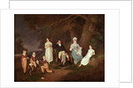 Group portrait of a Squire, his Wife and Children on the Edge of the New Forest, 1817 by W. Allison