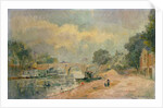 The Pont Marie by Albert-Charles Lebourg