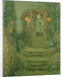 The Illuminated Pavilion by Henri Eugene Augustin Le Sidaner