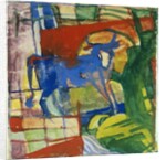 Blue Cow, 1914 by Franz Marc