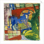Blue Cow, 1914 by Franz Marc