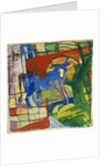 Blue Cow, 1914 by Franz Marc