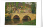 Hamlet by the Bridge by Henri Jean Guillaume Martin