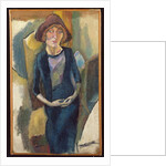 Hermine David in Blue, 1916 by Jules Pascin
