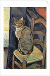 Study of a Cat, 1918 by Marie Clementine (1865-1938) Valadon