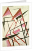 Linear Construction, c.1921 by Lyubov Sergeevna Popova