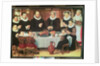 A Family Saying Grace Before the Meal, 1585 by Anthuenis Claeissins or Claeissens