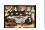 A Family Saying Grace Before the Meal, 1585 by Anthuenis Claeissins or Claeissens