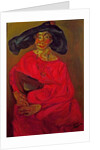 Woman in Red by Chaim Soutine