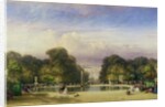 The Tuileries Gardens, with the Arc de Triomphe in the Distance, 1858 by William Wyld