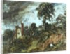 Cottage among Trees with a Sandbank, c.1830-36 by John Constable