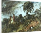 Cottage among Trees with a Sandbank, c.1830-36 by John Constable
