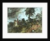 Cottage among Trees with a Sandbank, c.1830-36 by John Constable