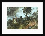 Cottage among Trees with a Sandbank, c.1830-36 by John Constable