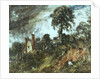 Cottage among Trees with a Sandbank, c.1830-36 by John Constable