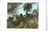 Cottage among Trees with a Sandbank, c.1830-36 by John Constable