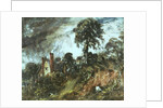 Cottage among Trees with a Sandbank, c.1830-36 by John Constable