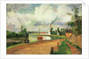 Fishermen on the Banks of the Oise, 1876 by Camille Pissarro