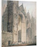 Peterborough Cathedral by Thomas Girtin