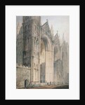 Peterborough Cathedral by Thomas Girtin