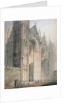 Peterborough Cathedral by Thomas Girtin