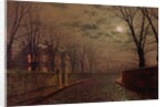 Moonlit Street Scene, 1882 by John Atkinson Grimshaw