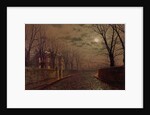 Moonlit Street Scene, 1882 by John Atkinson Grimshaw