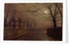 Moonlit Street Scene, 1882 by John Atkinson Grimshaw