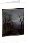 Moonlit Street Scene, 1882 by John Atkinson Grimshaw