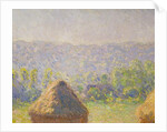 The Haystacks or, The End of the Summer, at Giverny, 1891 by Claude Monet