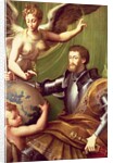 Emperor Charles V Receiving the World, c.1529 by Parmigianino