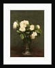 White Roses, 1875 by Ignace Henri Jean Fantin-Latour